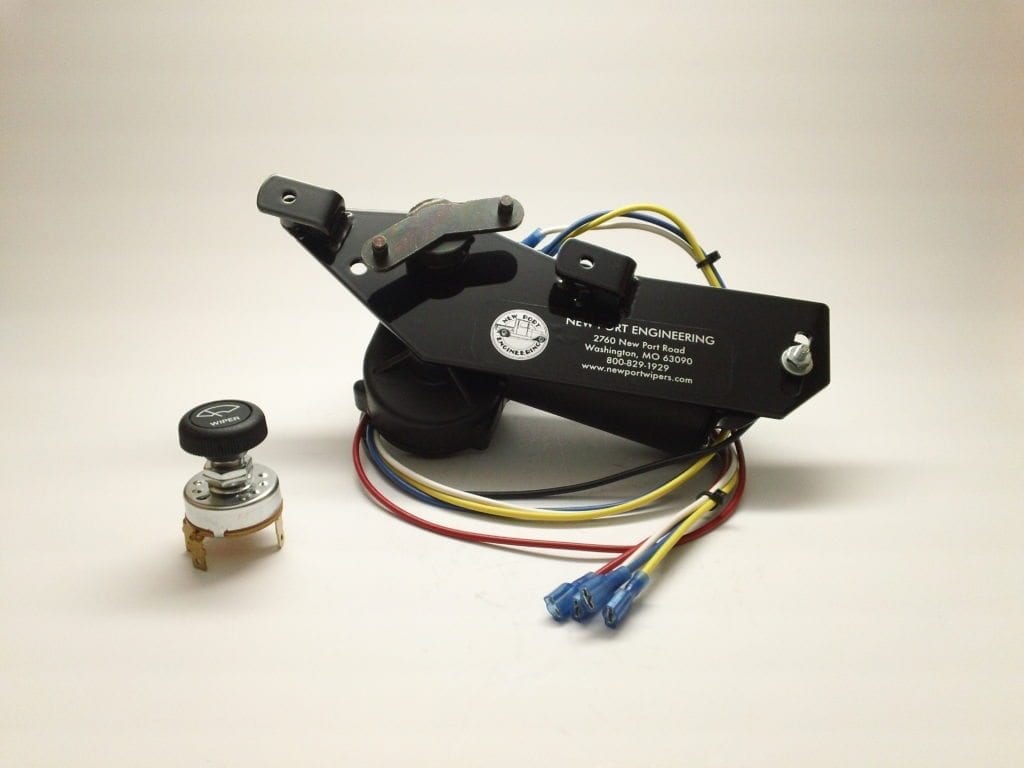 New Port Engineering NE5053CAD Wiper Motor – For 1950-1953 Cadillac